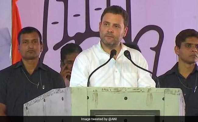 कर्नाटक में मोदी सरकार पर बरसे राहुल गांधी, 'कांग्रेस जो कहती है, वो करती है, मोदी जी के शब्द खोखले'