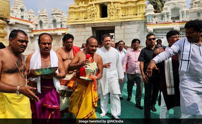 Yeddyurappa Slams Rahul Gandhi For Visiting Temple 'After Eating Chicken'