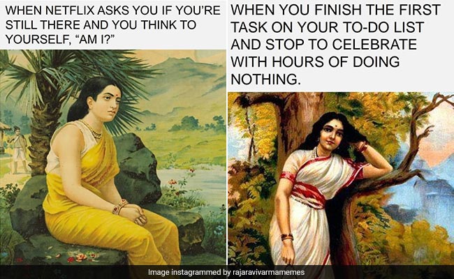 This Instagram Account Is Educating You About Raja Ravi Verma, With A Dash Of Humour