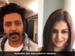 Riteish Deshmukh And Genelia D'Souza Acting Out Shah Rukh Khan And Kajol Scene Are Just Adorable