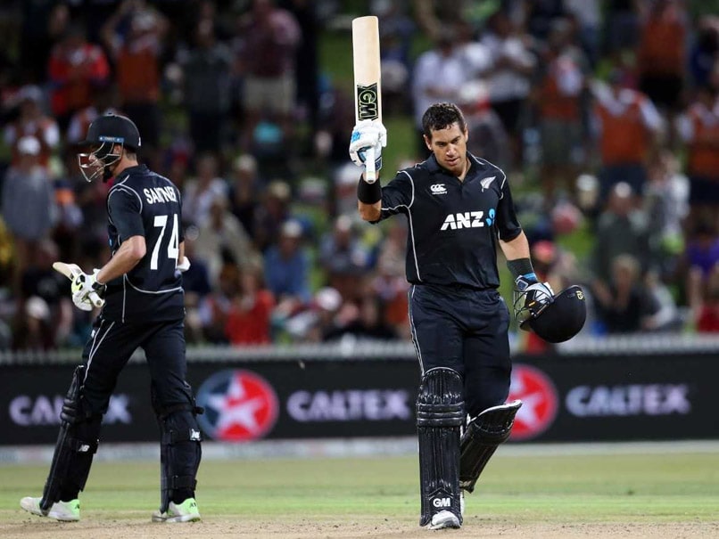 1st ODI: Ross Taylor, Mitch Santner Heroics Get New Zealand Home Over ...