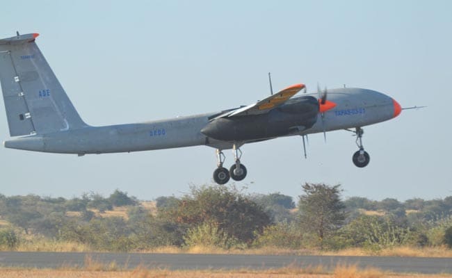 India's Home-Made Drone 'Rustom 2' Flies With High-Power Engine