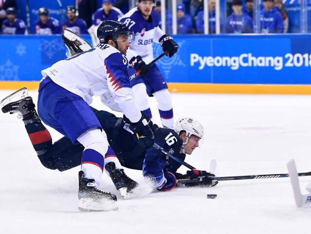 Pyeongchang Winter Olympics: USA Thrash Slovakia To Reach Hockey Quarter-Finals