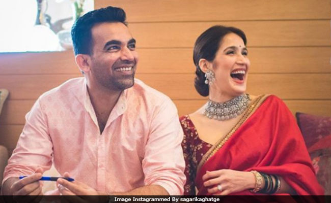 Sagarika Ghatge And Zaheer Khan. Just Like This, Forever