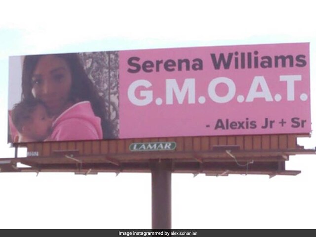 Indian Wells Serena Williams Husband Alexis Ohanian Inspired By Movie Puts Up Billboards To Mark Her Return Cricket News