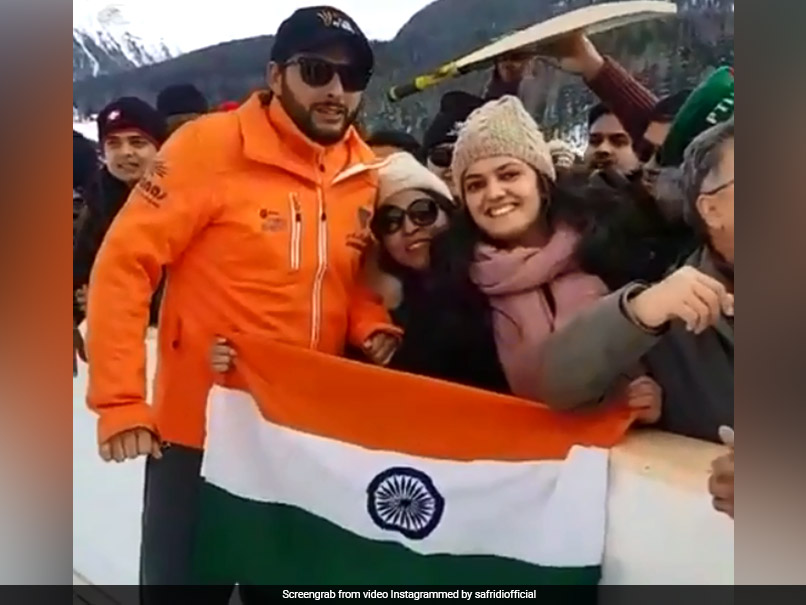 Watch: Shahid Afridi Wins Hearts With Respectful Gesture Towards Indian Flag