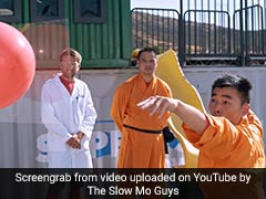 Shaolin Monk Shatters Glass With Just A Needle. See Stunt In Slow Motion
