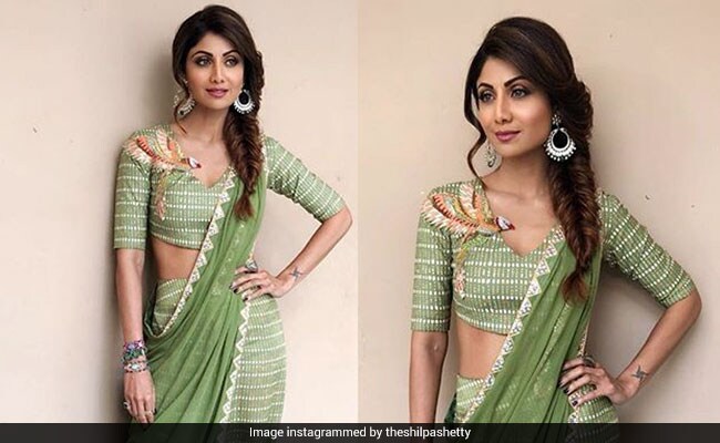 Shilpa Shetty's <i>Saree</i> Game Is Getting Stronger By The Day Shilpa Shetty's <i>Saree</i> Game Is Getting Stronger By The Day