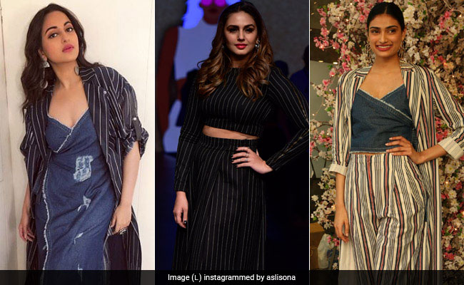 Sonakshi Sinha, Huma Qureshi And Athiya Shetty Slay It In Stripes
