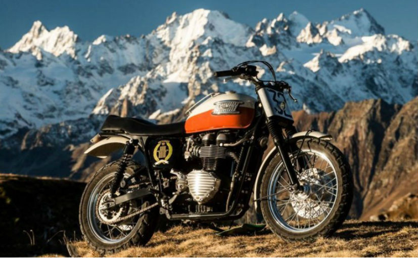 Brad Pitt's Triumph Bonneville To Be Auctioned