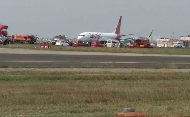 SpiceJet passengers have narrow escape as flight tyre bursts in Chennai