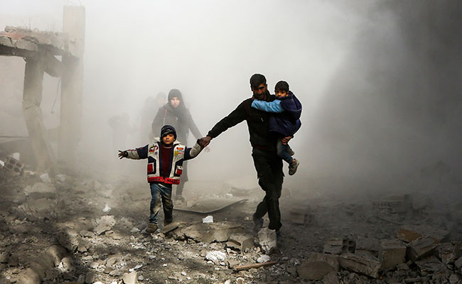 Strikes On Syria's Ghouta Kill 500 Civilians In 7 Days: Monitor