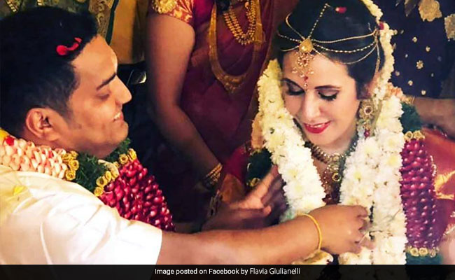 Indian Techie's Cute <i>Desi</i> Wedding With His Italian Girlfriend