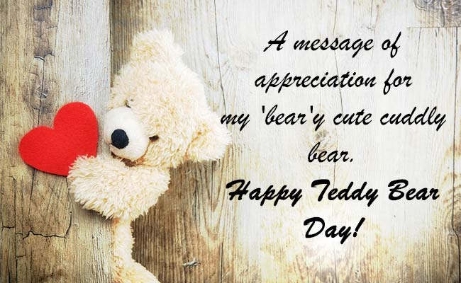 happy teddy day my friend