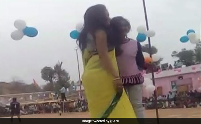 Students Write Exam On Terrace As Dancers Perform On School Ground In Madhya Pradesh