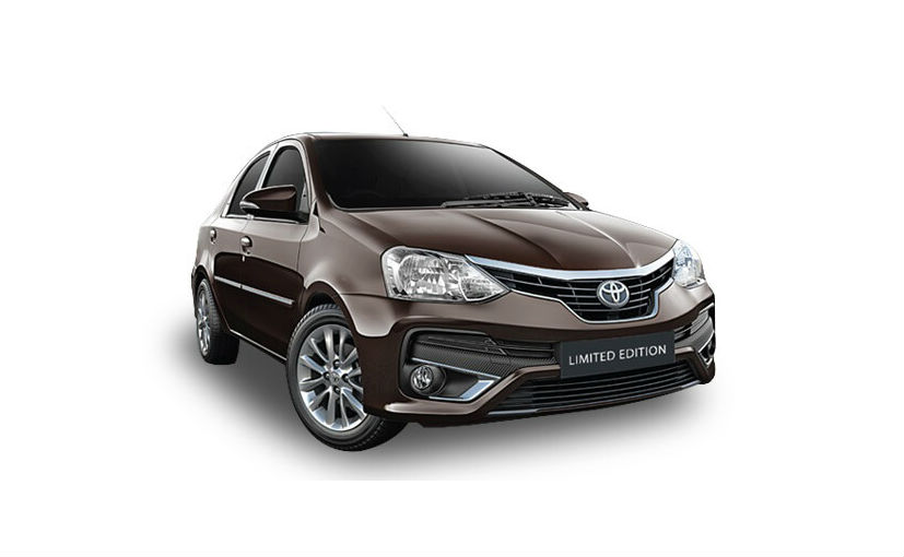 Toyota Etios Platinum Edition Launched; Prices Start At Rs. 7.84 Lakh