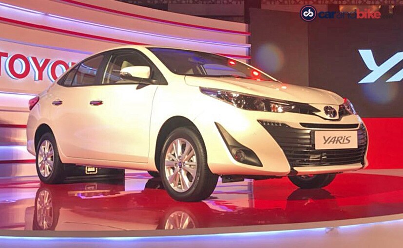 Auto Expo 2018: Toyota Yaris Compact Sedan Arrives In India Auto Expo 2018: Toyota Yaris Compact Sedan Arrives In India