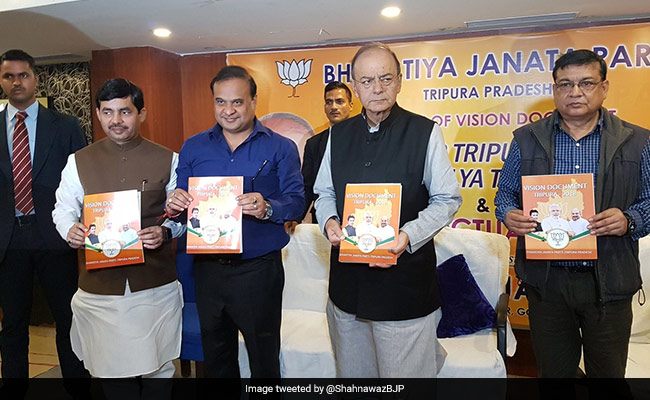 Tripura Elections: BJP Releases Vision Document, Promises Free Smartphones And SEZs