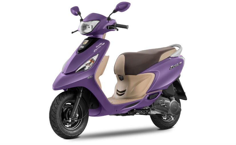 TVS Scooty Zest 110 Launched In New Matte Purple Colour Scheme TVS Scooty Zest 110 Launched In New Matte Purple Colour Scheme
