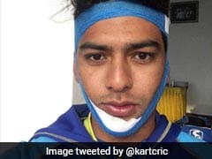 Unmukt Chand Does An Anil Kumble, Plays With Broken Jaw