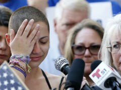 "Shame On You": Student Tells Trump At Florida Anti-Gun Rally