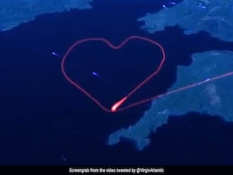 Valentine's Day पर आसमान में बनाया दिल, इस फ्लाइट ने किया ये कारनामा Valentine's Day पर आसमान में बनाया दिल, इस फ्लाइट ने किया ये कारनामा
