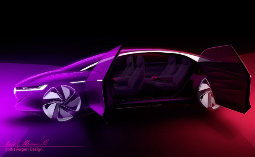 volkswagen vizzion electric sedan concept