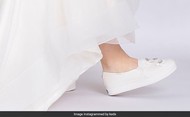 Brides-To-Be, Rejoice Because Wedding Sneakers Finally Exist