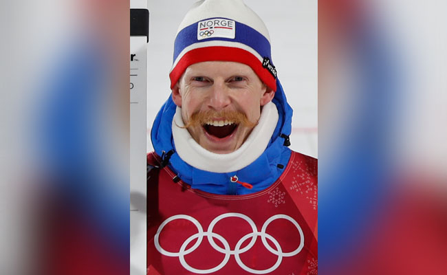 At Winter Olympics, Norwegian Scores Bronze And Best Moustache Title