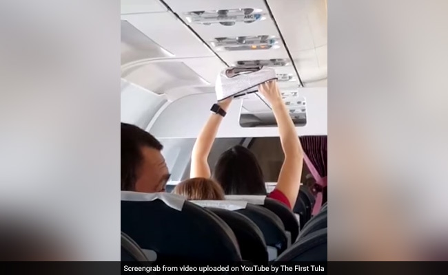 On Packed Flight, Woman Dries Underwear Under AC Vent. Video Is Viral