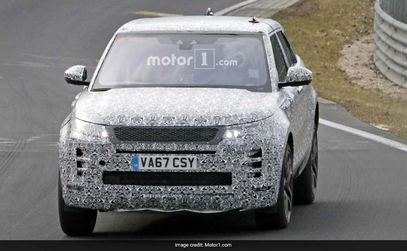 2019 Range Rover Evoque spied in India