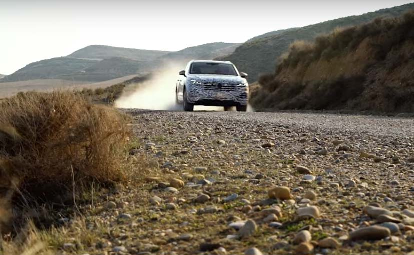 New-Gen Volkswagen Touareg Teased Ahead Of Reveal