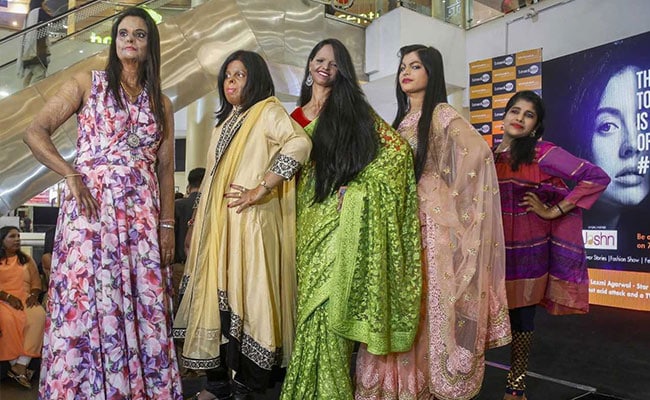 To Create Awareness About Acid Attacks, Survivors Walk The Ramp