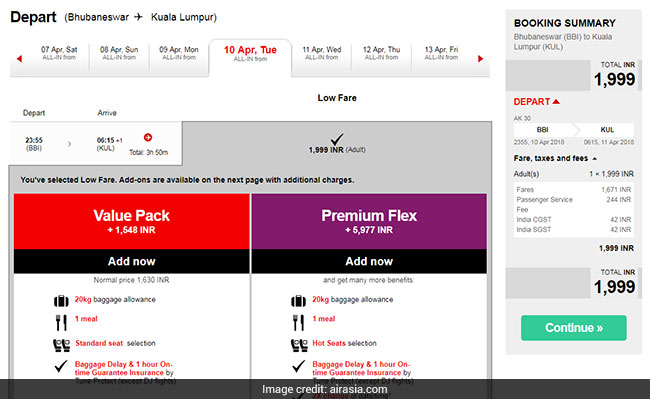 airasia flight offer