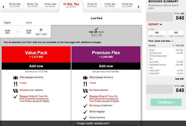 airasia india mega sale