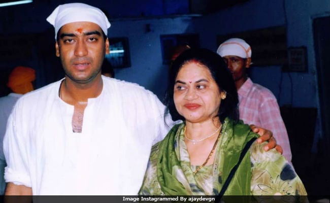 International Women's Day: Ajay Devgn Posts Old Pic With 'First Woman In His Life' - His Mom