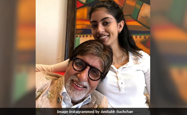 Amitabh Bachchan, Home From Filming Thugs Of Hindostan, Posts A Pic With Granddaughter Navya Naveli