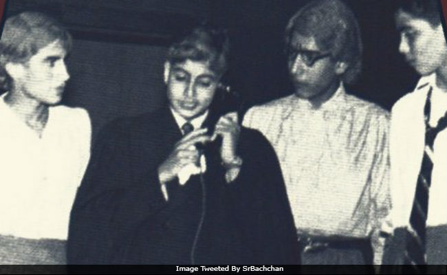 World Theatre Day 2018: Amitabh Bachchan Posts Pic From School Annual Play With The Story