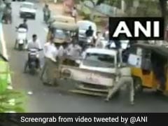 Watch: 'Drunk' Driver Runs Over Cop Who Tried To Stop Him In Andhra Pradesh