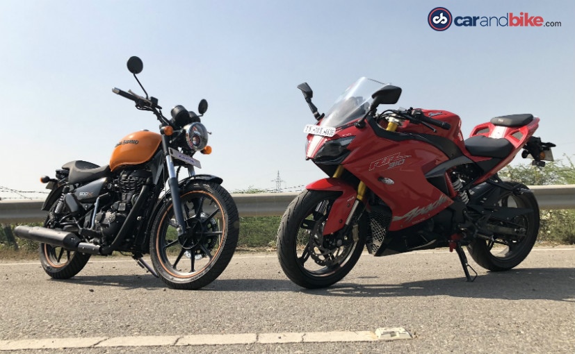 Royal Enfield Thunderbird 500X vs TVS Apache RR 310: Comparison Review