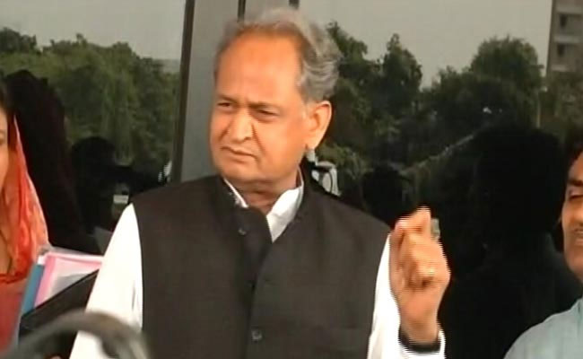 "Confident Of A Congress Government In Rajasthan": Ashok Gehlot