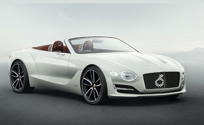 The Bentley EXP 12 Speed 6e electric sport car concept was showcased last year