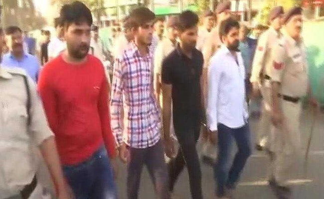 Four Men, Who Allegedly Raped Student, Paraded Through Bhopal Streets