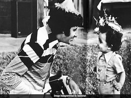 Amitabh Bachchan With... Daughter Shweta Or Son Abhishek? Can You Guess? Amitabh Bachchan With... Daughter Shweta Or Son Abhishek? Can You Guess?