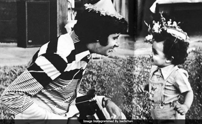 Amitabh Bachchan With... Daughter Shweta Or Son Abhishek? Can You Guess?