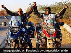 Mumbai Biker, Partner Complete 270-Day 'World Trip'