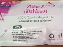 On Women's Day, Government Launches Biodegradable Sanitary Pads for Rs 2.50