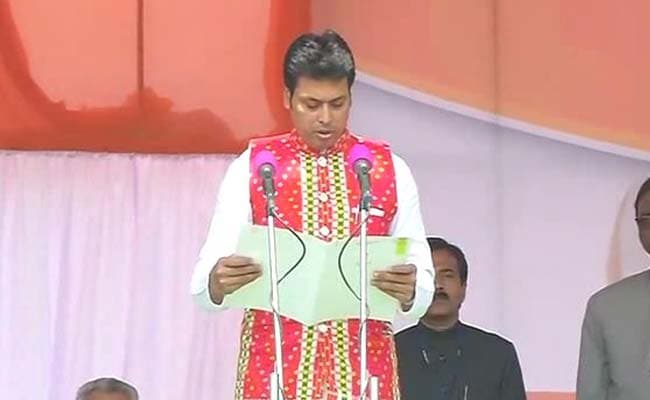 Day After Assuming Office, Tripura Chief Minister Allocates Portfolios