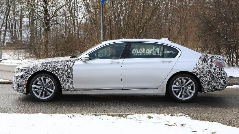 bmw 7 series facelift spied