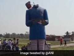 अब उत्तर प्रदेश के आजमगढ़ में अंबेडकर की मूर्ति तोड़ी गई, मौके पर पुलिस मौजूद